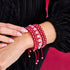 Lune de sang | Argent | Bracelet Verre Double Galaxie